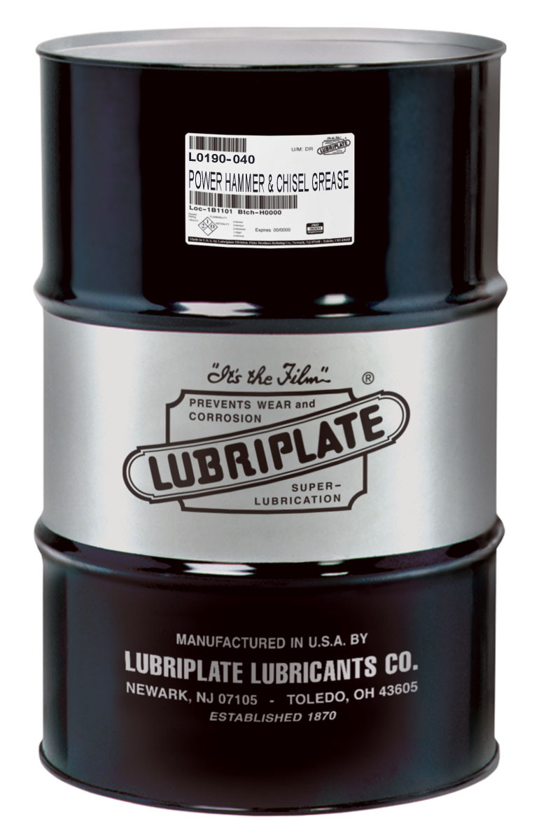 Power Hammer & Chisel Grease Lubriplate Lubricants Co.